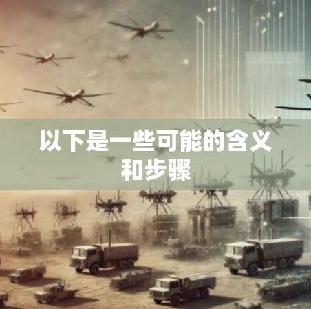 以下是一些可能的含义和步骤